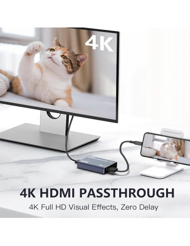 Tarjeta de Captura de Video 4K Dobestyou HDMI USB 3.0