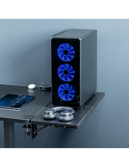 Soporte de Escritorio Plegable VIVO 76x30 cm Negro DESK-EXT30