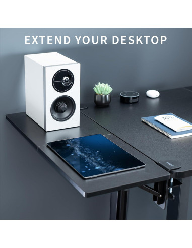 Soporte de Escritorio Plegable VIVO 76x30 cm Negro DESK-EXT30