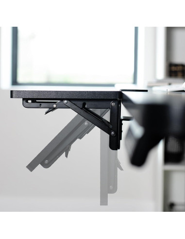 Soporte de Escritorio Plegable VIVO 76x30 cm Negro DESK-EXT30