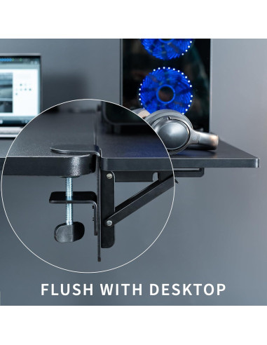 Soporte de Escritorio Plegable VIVO 76x30 cm Negro DESK-EXT30