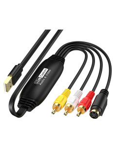 Convertidor de VHS a Digital AMANKA USB 1080P RCA