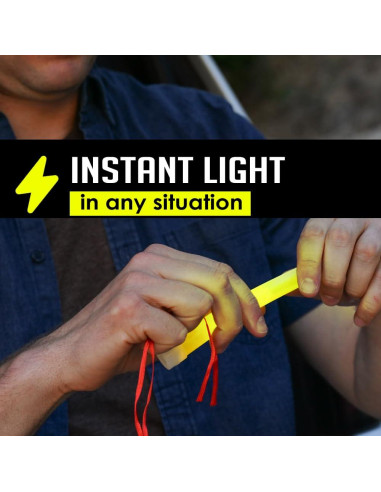 Bastones de Luz de Emergencia EVERLIT 15.24 cm Verde - 12 Paquete