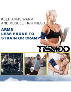 Faja de Compresión TISMOD para Tendinitis de Bíceps Azul 2