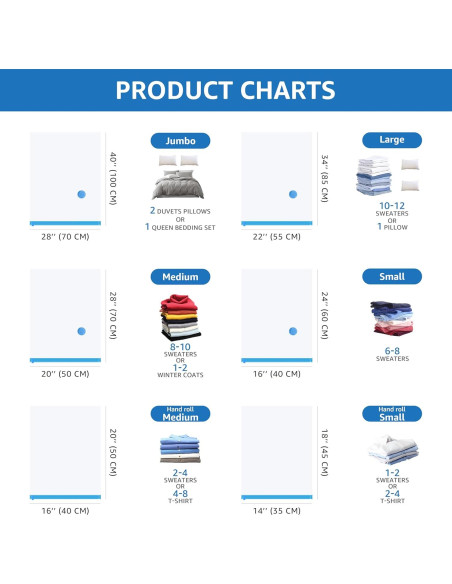 30 Bolsas de Almacenamiento al Vacío Simple Deluxe