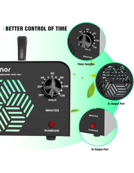 Generador de Ozono LANDNOR AIR-002 90,000mg/h para 557m Generador de Ozono LANDNOR AIR-002 90,000mg/h para 557m