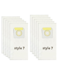10 Bolsas de Aspiradora de Papel Tomkity Estilo 7 Compatibles