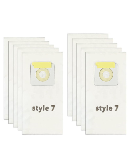 10 Bolsas de Aspiradora de Papel Tomkity Estilo 7 Compatibles