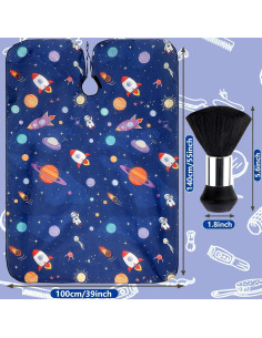 Capa de Corte para Niños FEBSNOW con Cepillo y Diseño Caricatura 2