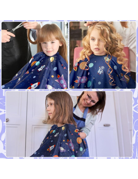 Capa de Corte para Niños FEBSNOW con Cepillo y Diseño Caricatura