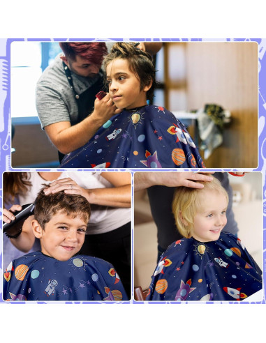 Capa de Corte para Niños FEBSNOW con Cepillo y Diseño Caricatura