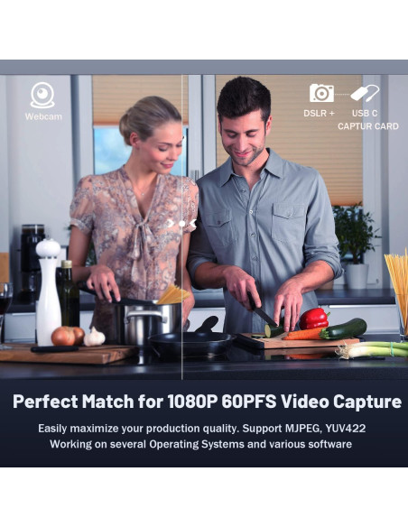 Tarjeta de Captura Guermok GVC-HDMI-USB3 4K 1080P 60FPS