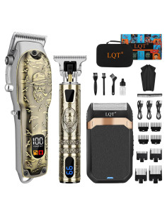 Cortapelos Profesional LQT Kit Aseo Hombre 4 Peines