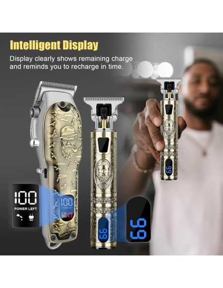 Cortapelos Profesional LQT Kit Aseo Hombre 4 Peines