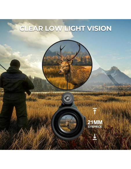 Telescopio Monocular HD Adasion 12x56 Impermeable para Aves