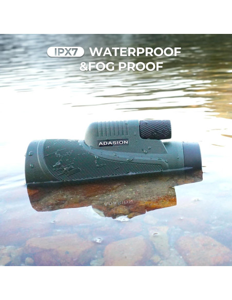 Telescopio Monocular HD Adasion 12x56 Impermeable para Aves