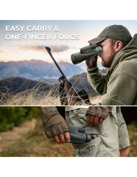 Telescopio Monocular HD Adasion 12x56 Impermeable para Aves