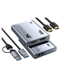 Tarjeta de Captura Fulfalic Pro 4K HDMI 60FPS USB 3.0