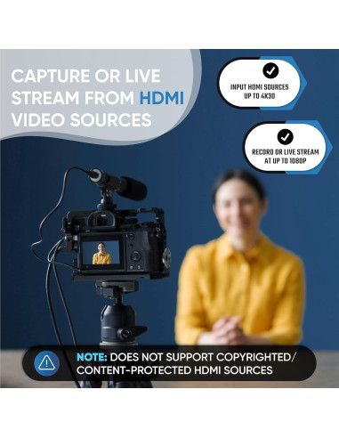 Dispositivo Captura Video USB-C ClearClick 1080P HDMI AV