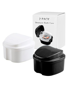 Caja de Baño para Dentaduras THINKPRICE 15x11cm 2 Piezas