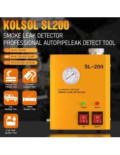 Detector de Fugas de Humo KOLSOL SL200 con Manómetro 12V 2