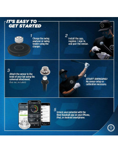 Analizador de Swing de Béisbol Blast GEN3 - Mejora tu Bateo 2