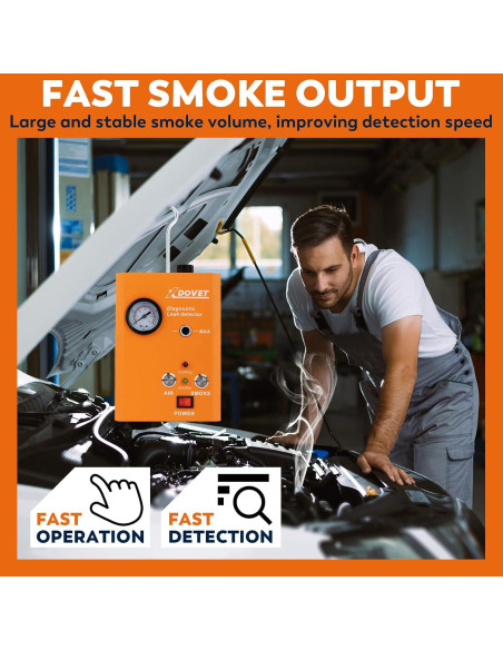 Detector de Fugas de Humo XDOVET KSD-201 Pro 12V Automotriz