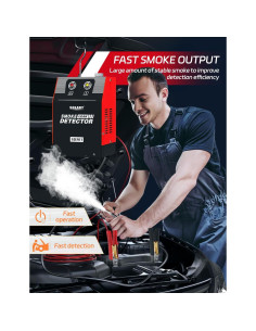 Probador de Máquina de Humo Solary SD301 - Detector de Fugas 12V 2