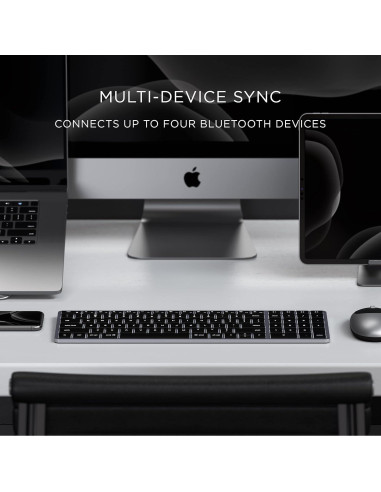 Teclado Bluetooth Satechi Slim X2 Retroiluminado para Mac