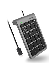 Teclado Numérico USB C Macally 10 Teclas Ergonómico