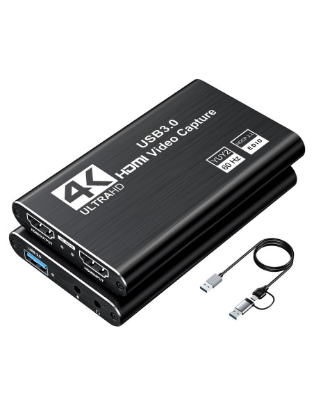 Tarjeta Captura Video XIIXMASK 4K HDMI USB 3.0 60FPS