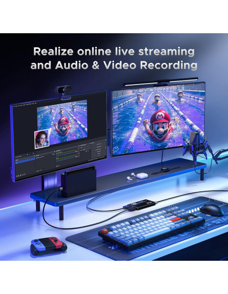 Tarjeta Captura Video XIIXMASK 4K HDMI USB 3.0 60FPS