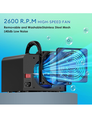 Generador de Ozono ODUOD 60000mg/h Purificador de Aire