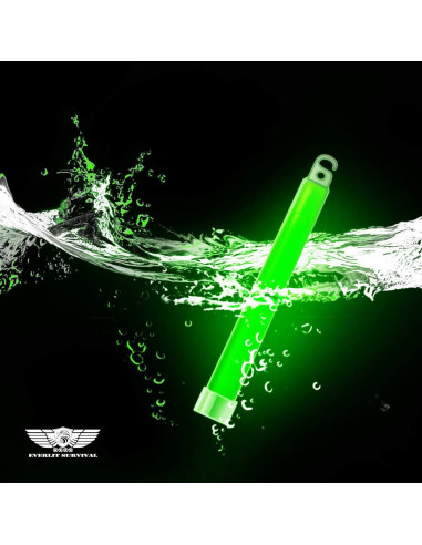 Bastones de Luz de Emergencia EVERLIT 15.24 cm Verde - 12 Paquete