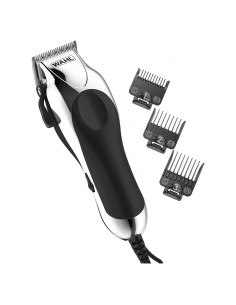 Cortadora de Cabello Wahl Chrome Pro 24 Piezas Plata