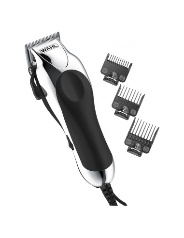 Cortadora de Cabello Wahl Chrome Pro 24 Piezas Plata
