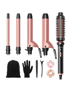 Plancha de Rizar Wavytalk 5 en 1 Oro Rosa 0.5-3.2 cm