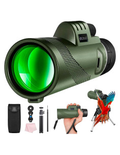 Telescopio Monocular HD OCOUZU 80x100 para Smartphone