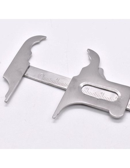 Calibrador Vernier Dental Angzhili 100mm Acero Inoxidable