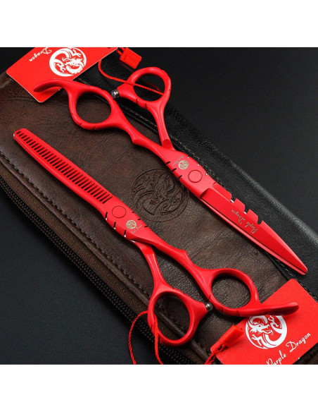 Tijera de Corte y Desbaste Purple Dragon 5.5" Acero Japonés