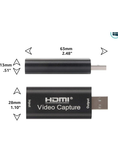 Tarjeta de Captura de Video 4K HDMI a USB 2.0 Audio Express