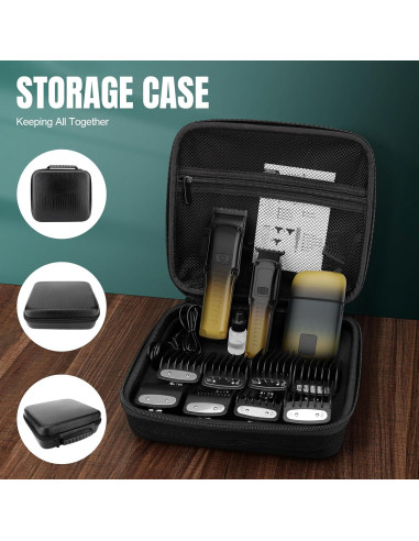 Juego de Cortapelos Zesuti 3 en 1 Inalámbrico Amarillo