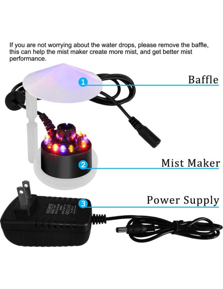 Creador de Niebla PULACO 24V para Estanques y Decoración