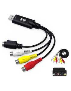 Kkf Captura Video USB 2.0 - Convertidor VHS a Digital