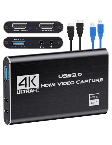 Tarjeta de Captura HDMI DIGITNOW 1080P 60fps para Streaming