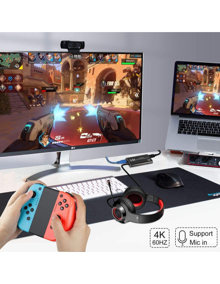 Tarjeta de Captura HDMI DIGITNOW 1080P 60fps para Streaming