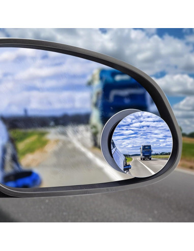 Espejos de Punto Ciego Yolev 4.9cm Autoadhesivos 6 Pcs