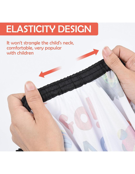 Capa de Corte de Cabello para Niños FaHaner Caricatura 91x91 cm