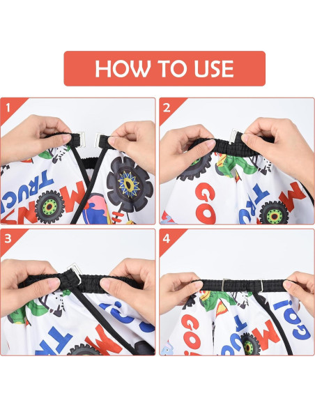 Capa de Corte de Cabello para Niños FaHaner Caricatura 91x91 cm