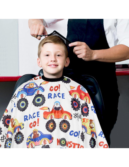 Capa de Corte de Cabello para Niños FaHaner Caricatura 91x91 cm